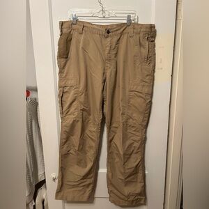 Carhartt Men's Khaki Cargo Pants - Relaxed Fit